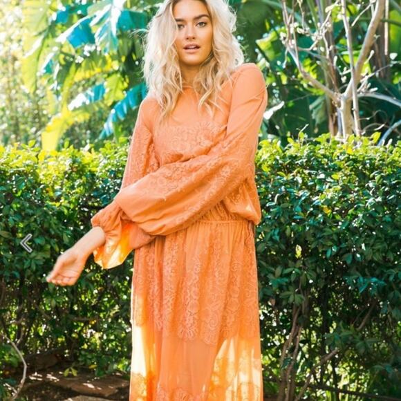 We are HAH Royal HAHness Dress Coppertone Oversized Size XS / Small NWT - Picture 2 of 5